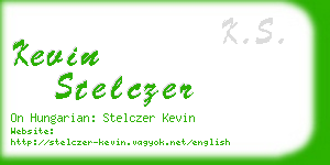 kevin stelczer business card